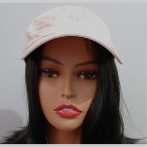 Cap Women Pink Baseball Hat Neutral Tie Dye Hat